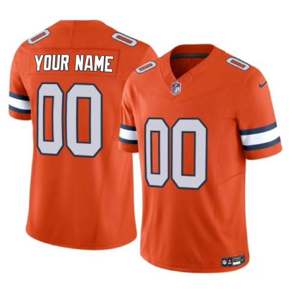 Custom Denver Broncos Vapor F.U.S.E. Limited Jersey